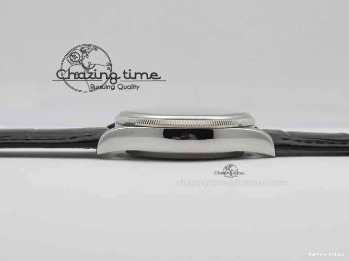 0217 Cellini Date VF Best Edition SS Black Dial Stick Markers On Black Leather Strap A Lightweight 3725